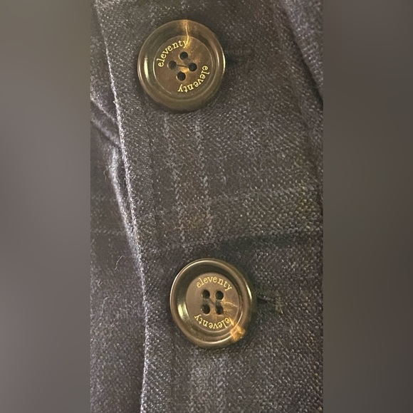 Eleventy Platinum Collection Blue Plaid Vest Large/XLarge - Picture 3 of 9